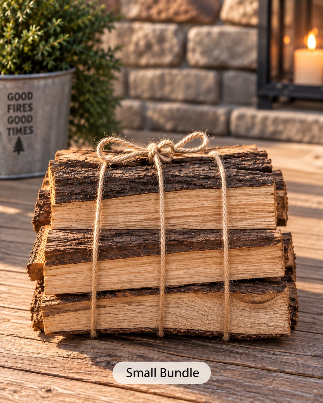 Firewood Bundle with Firestarter